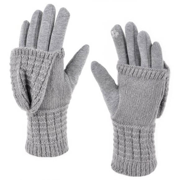 Nollie Accessories - Women's OS Classic Gloves( Black, Grey)